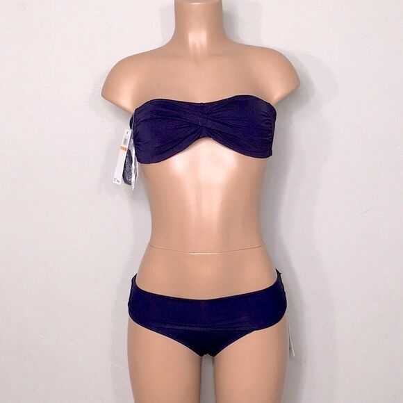 Anne Cole multi-way navy bikini. S/XS. NWT - Picture 6 of 16